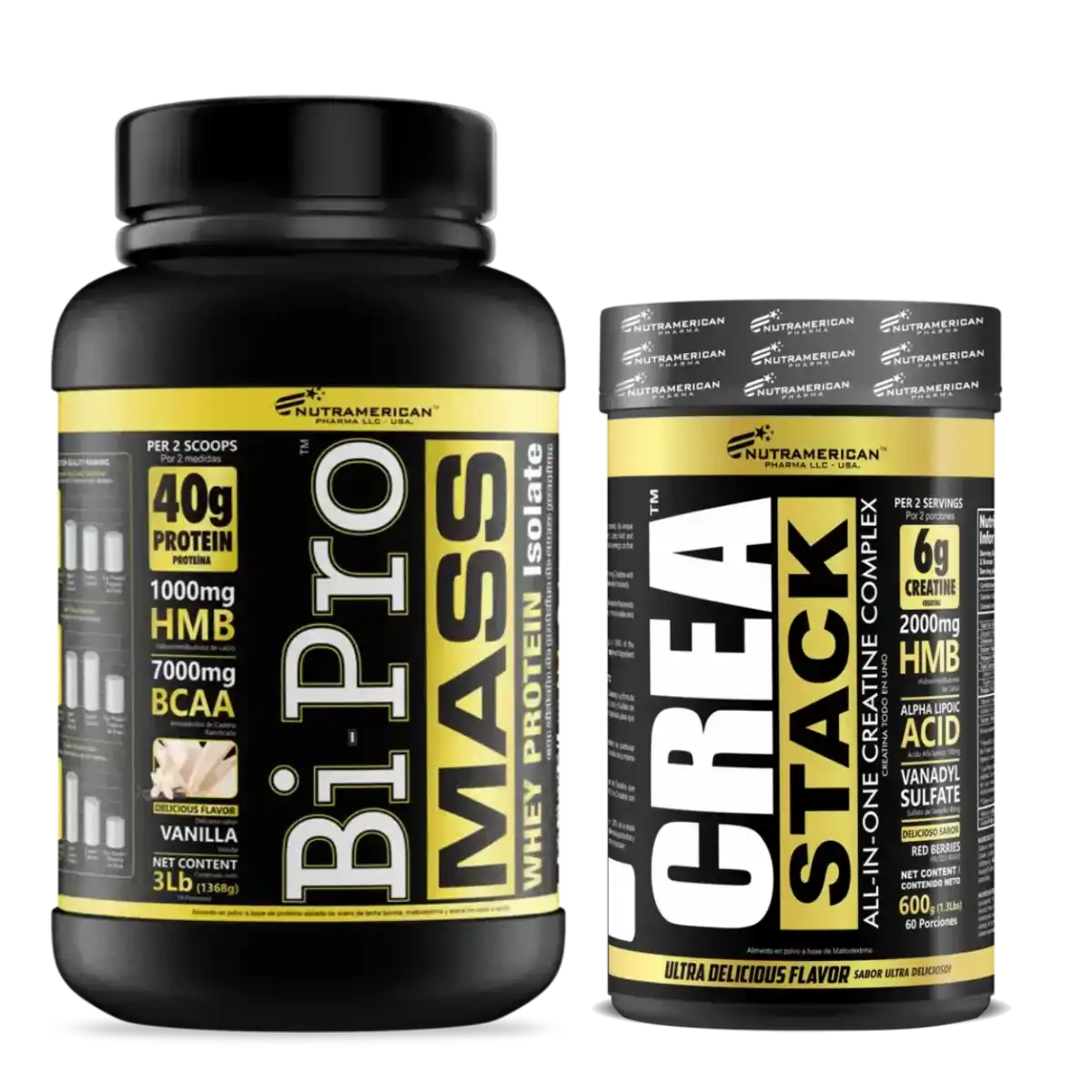 Bipro Mass + Crea Stack Pink