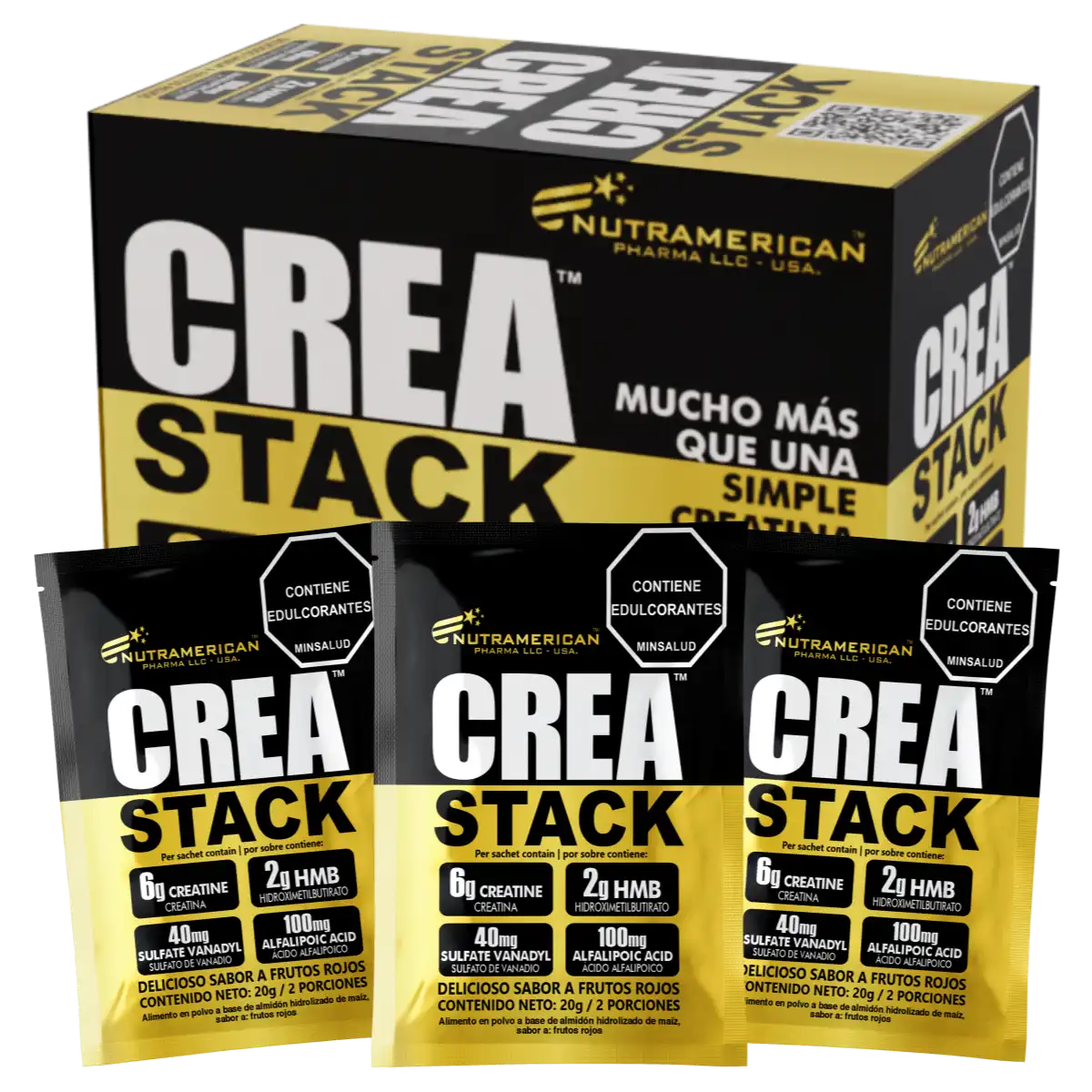 CREA STACK Creatina Monohidratada con Hmb