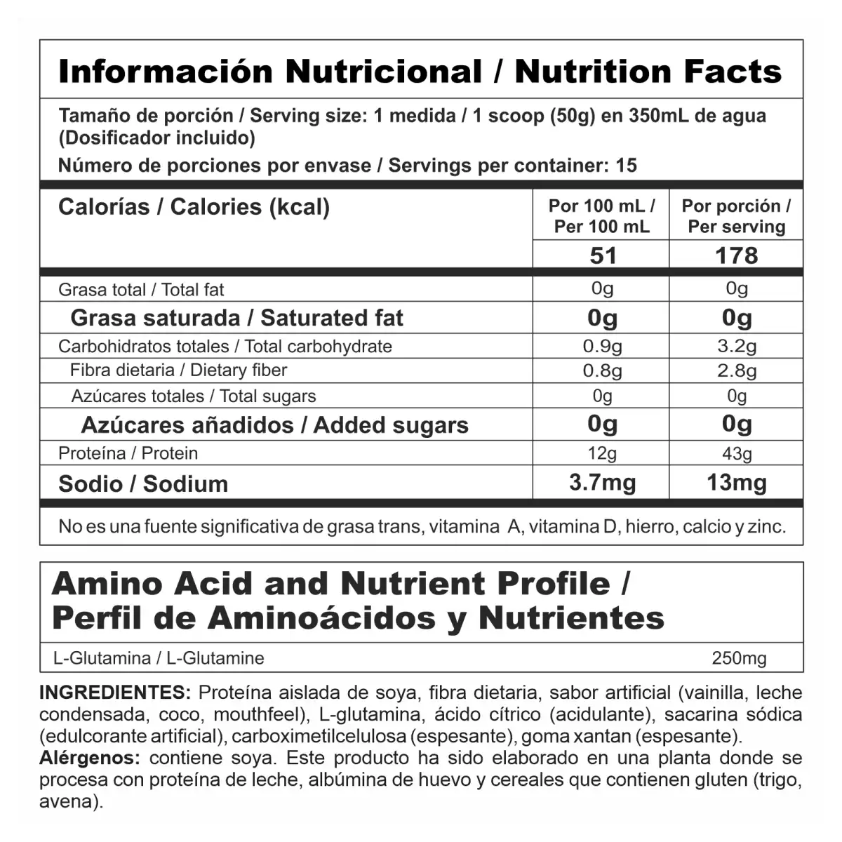 Miniatura 3 de Mega Soy 90 Proteína de soya
