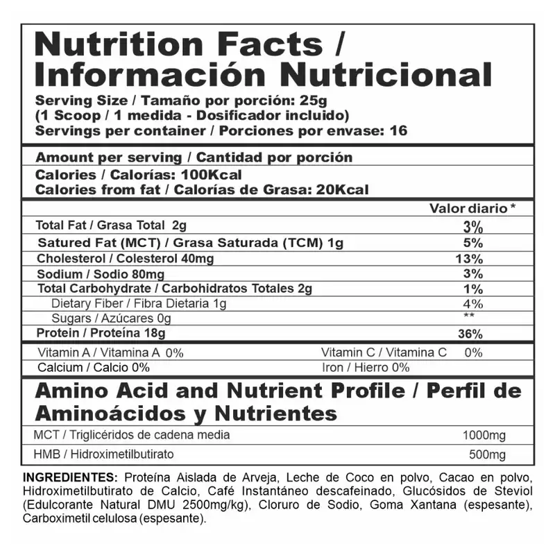 Miniatura 2 de Nutra Vegan Protein Mocaccino Proteína Vegana.