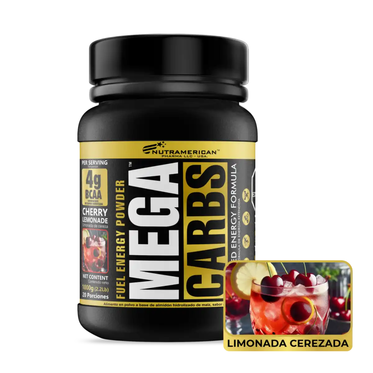Mega Carbs Bcaa + Glutamina