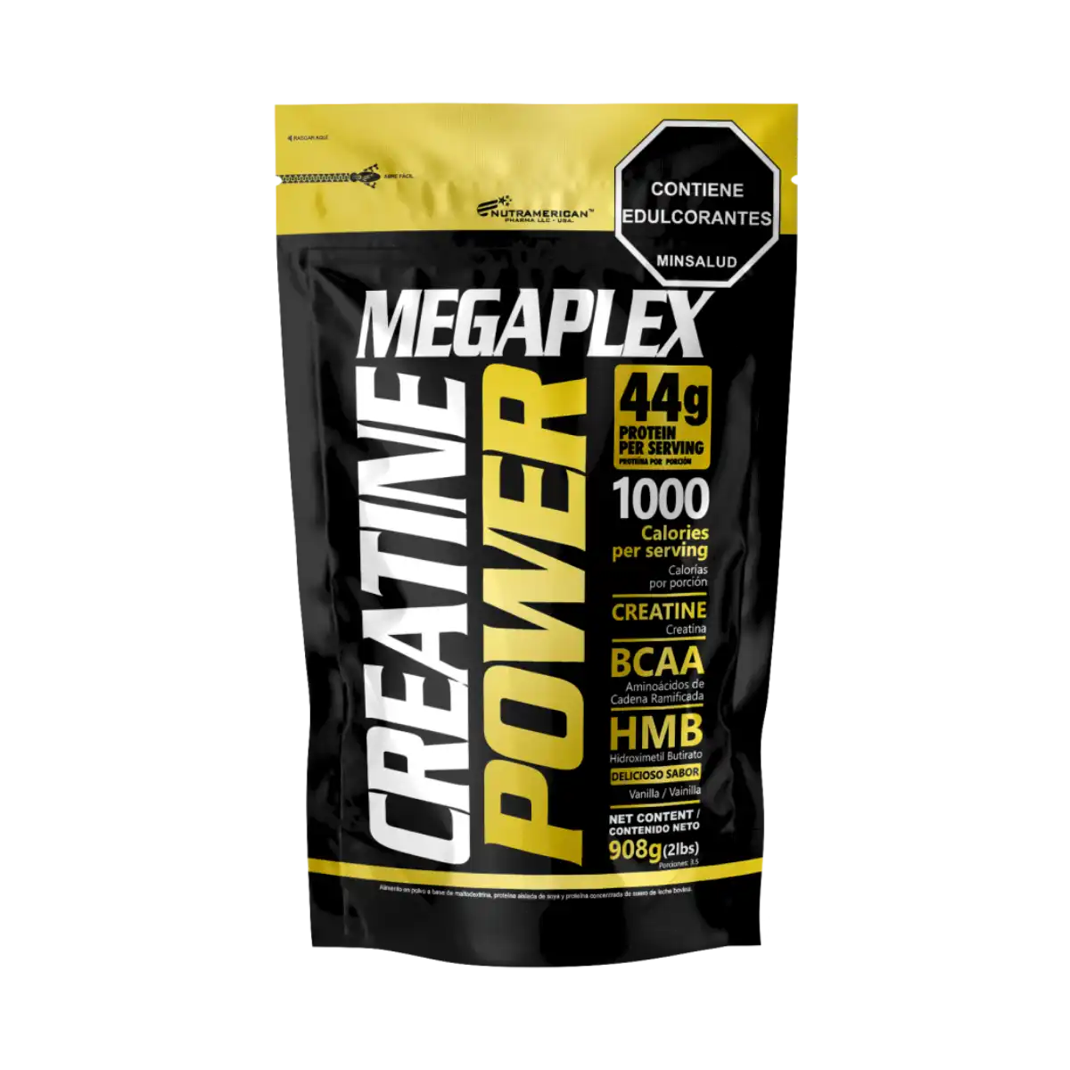 Megaplex Creatine Power Proteína de suero de leche + Creatina Monohidrato