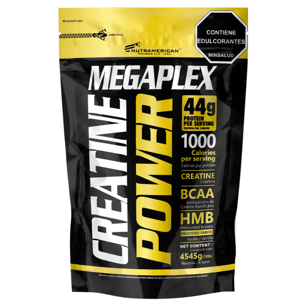Megaplex Creatine Power Proteína de suero de leche + Creatina Monohidrato