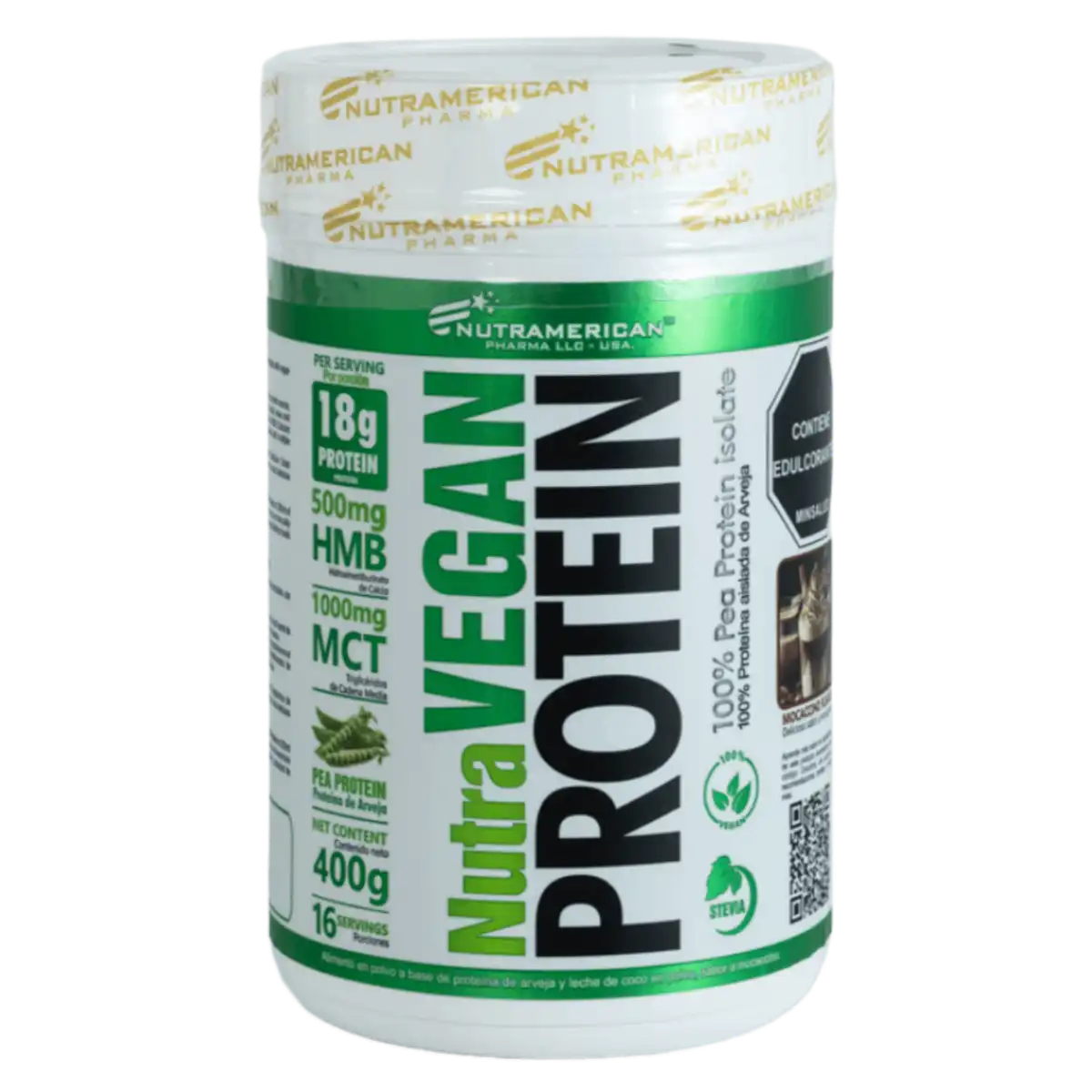 Nutra Vegan Protein Mocaccino Proteína Vegana.
