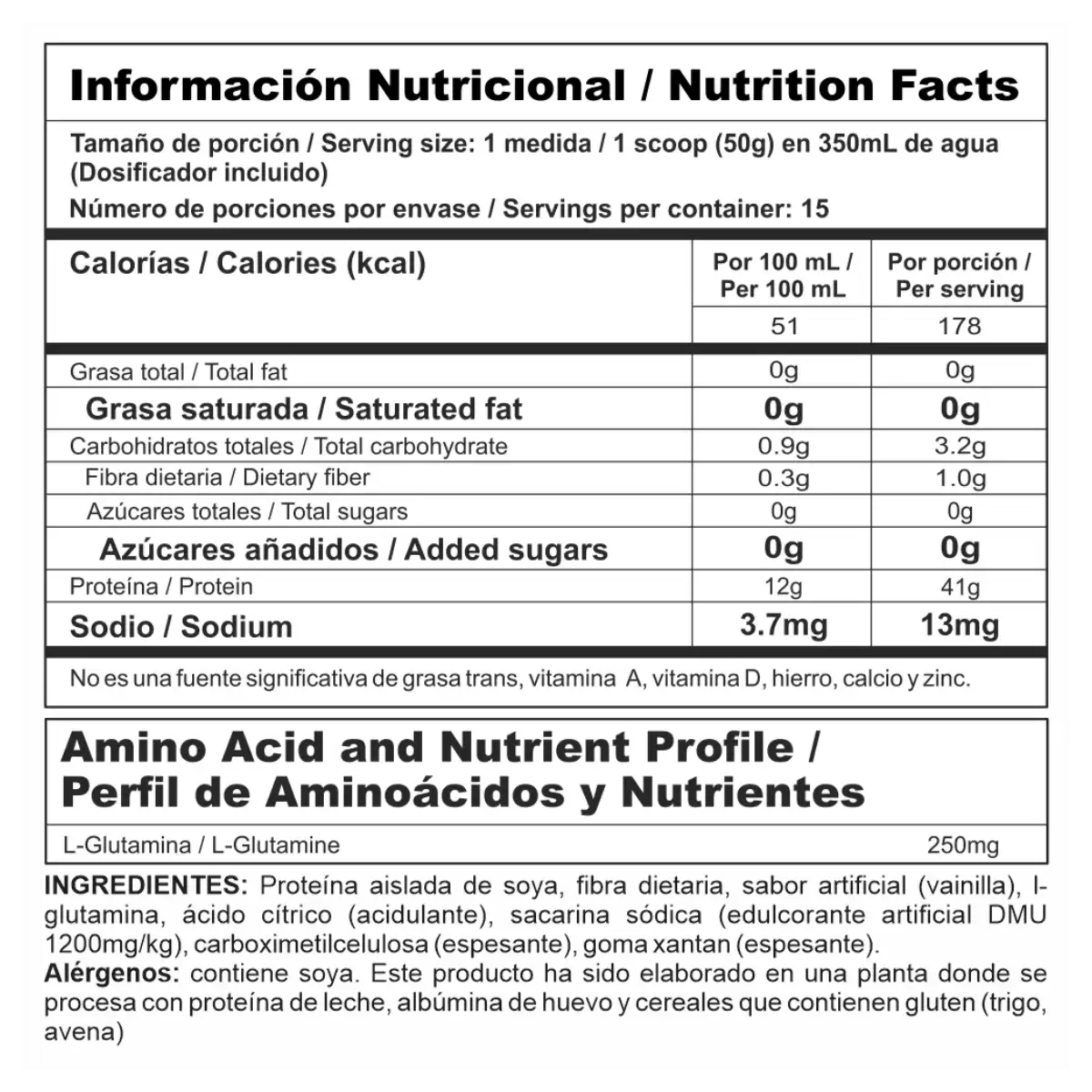 Miniatura 3 de Mega Soy 90 Proteína de soya