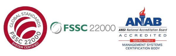 Certificación FSSC 22000 con acreditación ANAB bajo ISO/IEC 17021-1