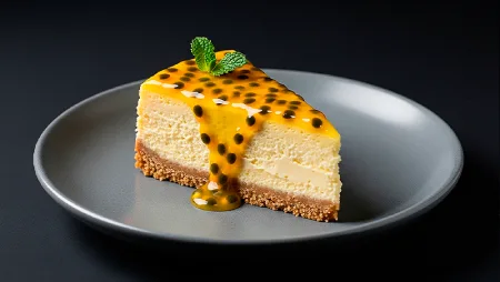 Cheesecake de maracuyá con BiPro